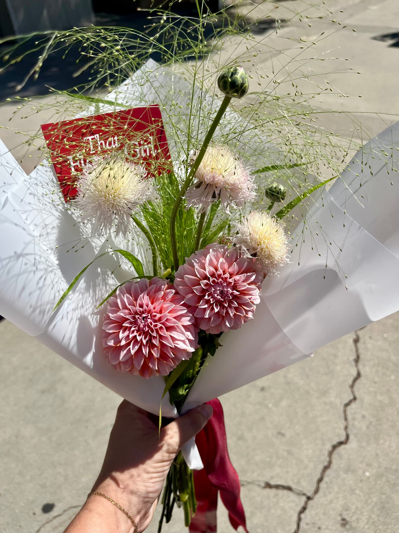 Floral arrangement by That Flower Girl