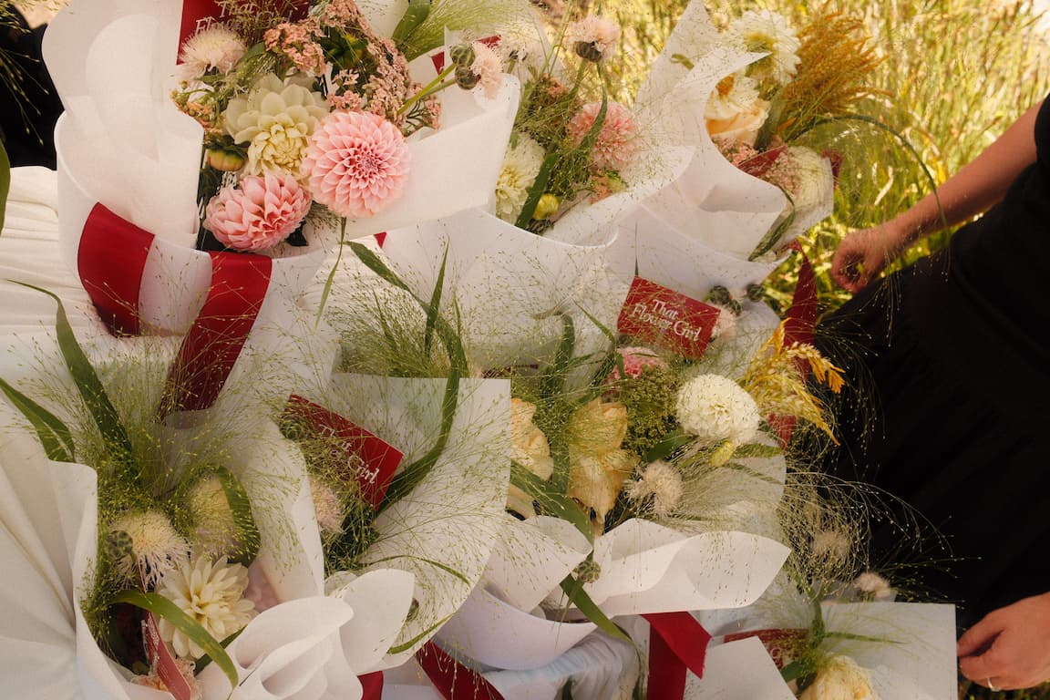 Floral arrangement by That Flower Girl